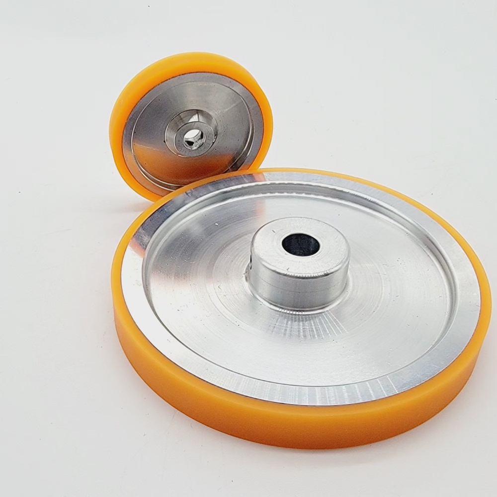 rubber coated conveyor rollers