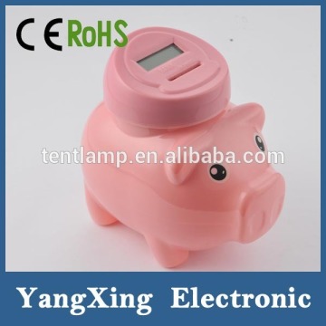 Plastic creative crafts ,Count All Countries Coins money box