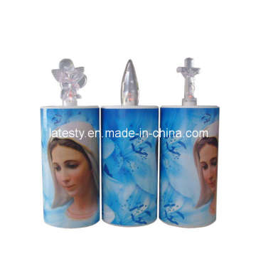 Electronic Candle with Icons (GE-700)