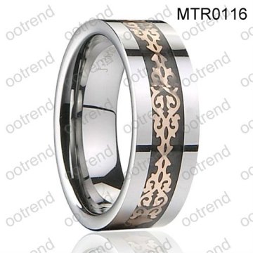 Tungsten Carbide Ring Men 6MM Spectacular Elegant Wedding Celtic Band