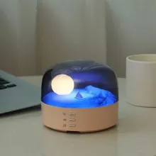 Elegant Moonlight Bluetooth Speaker with Relaxing Night Glow