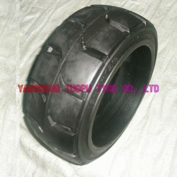 Press on solid tyre 21x6x15