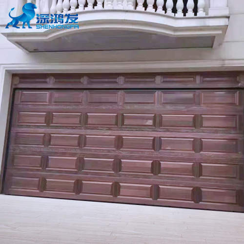 Pintu bagian garasi aluminium villa