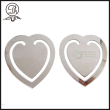 Customized engraved heart bookmarks wholesale