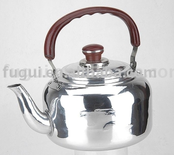 Polished Aluminum Tea Kettle