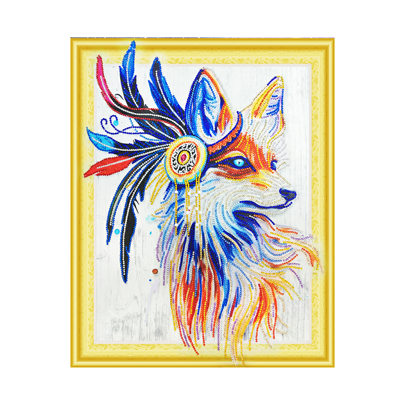 Colorful Butterfly Jellyfish Animal DIY 5D Diamond Painting by Number Kit for Wall Decor