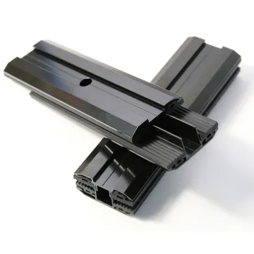 Universal Frameless Double Glass Solar Panel Mid & End Clamps - Thin Film Solar Mounting Mid Clamp