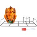 Double vertical two beer can chicken holder