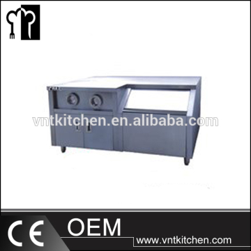 Commercial Restaurant Equipment Stainless Steel Kitchen Center Island