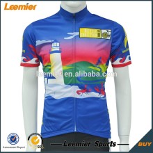 2015 OEM service nice design invisible zipper cycling jersey