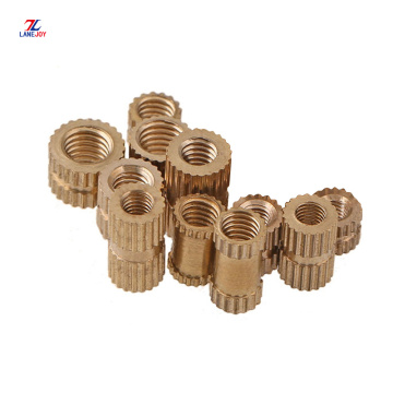 knurled thread brass Inserted copper unt