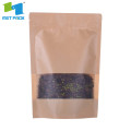 Stand Up Kraft Paper Zipper Package Vesker