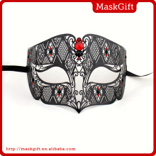 Wholesale beautiful lace metal mask masquerade masks MD008-RBK