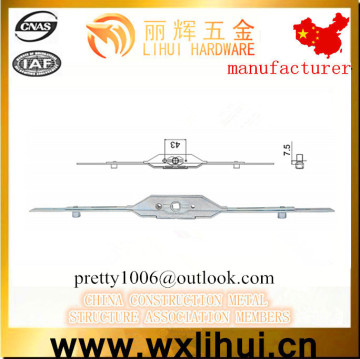 7.5mm backset upvc espagnolette window lock from wuxi lihui hardware
