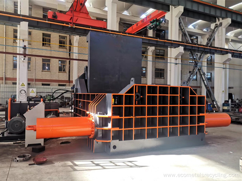 Two Main Cylinders Hydraulic Waste Metal Compactor Baler