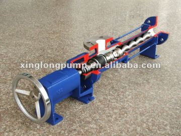 Xinglong eccentric positive dispacement single screw pumps for various fluids