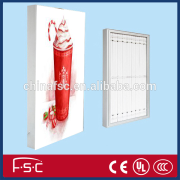 Fabric and textile led light box