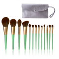 2022 Hot saling 13pcs Curely and Vegan Cosmetic Makeup Brushes Kit