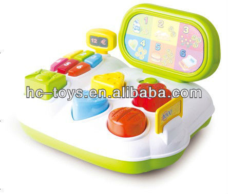 B/O Baby Toy Cash Register with sound & light,Musical toys for baby, baby learning toy