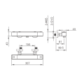 Bathroom Mixer Exposed Thermostatic Shower Mixer