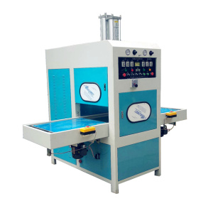 High frequency welding machine with embossing