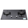 2-Burner Built-in Gas Hob Glass Top