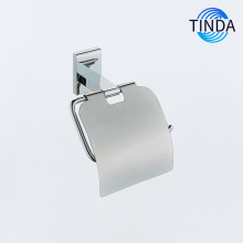 Polished Chrome Toilet Paper Holder with Cover