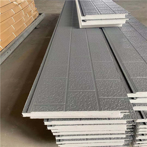 PU foam 3d metal decorative insulation exterior wall siding sandwich panel for lightweight modular house