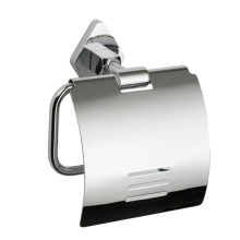 FUAO Chrome plated solid brass standing toilet roll holders