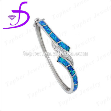 Wholesale synthetic opal silver plated 925 sterling silver jewelry