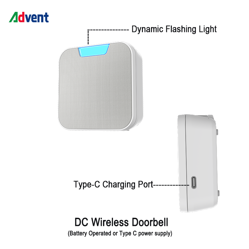 闪灯无线门铃 Flashing Light Wireless Doorbell