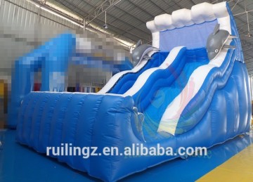 hot sale inflatable dolphin slide with best price