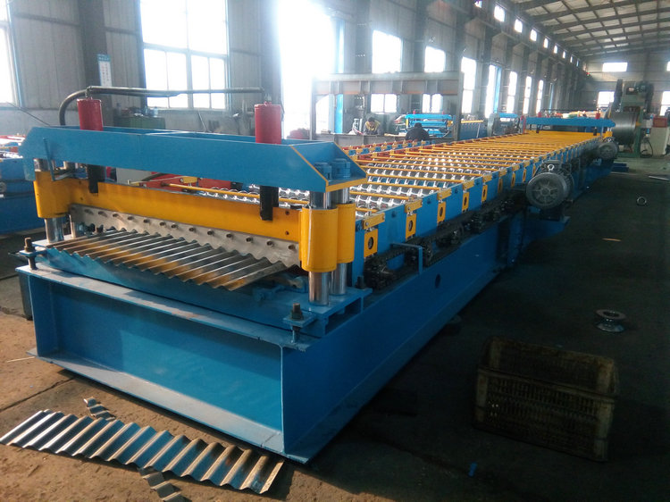 corrugated iron steel rolling machine