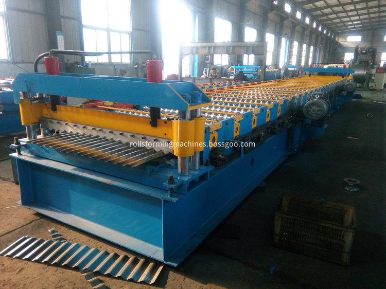 corrugated iron steel rolling machine