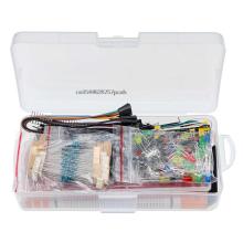 Electronics Component Basic Starter Kit with 830 Tie-points Breadboard