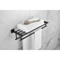 Silver Wall Mounted Solid Towel Bar