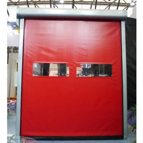 Puerta de auto reparación de cremallera de alta velocidad de PVC