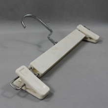 White Plastic Pants Hanger
