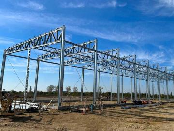 Self Storage Light Steel Structure Prefabricated Workshop