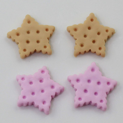 20mm Popular Mini cabujón de resina en forma de estrella para encantos de decoración artesanales hechos a mano juguete para niños DIY espaciador de decoración de carcasa de teléfono