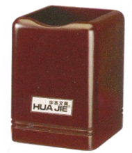 quadrate wooden pen holder