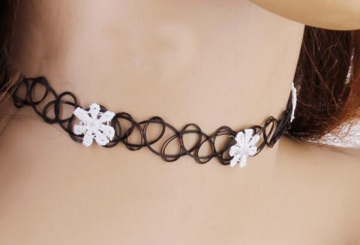 Simple Black Choker Necklace Daisy Necklace Tattoos