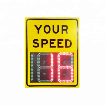 Radar Speed Feedback Signs with Solar LED Display