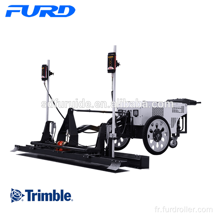 Machine de mise à niveau concrète de chape de laser de marche de Trimble