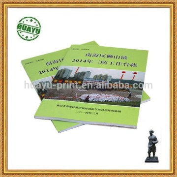 PUR binding black and white softcover book printing