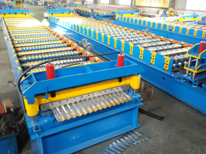 Corrugated Metal Curved Roofing Sheet Making Machine