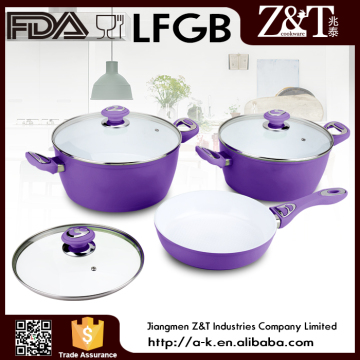 Forged aluminum Cookware Casserole ceramic