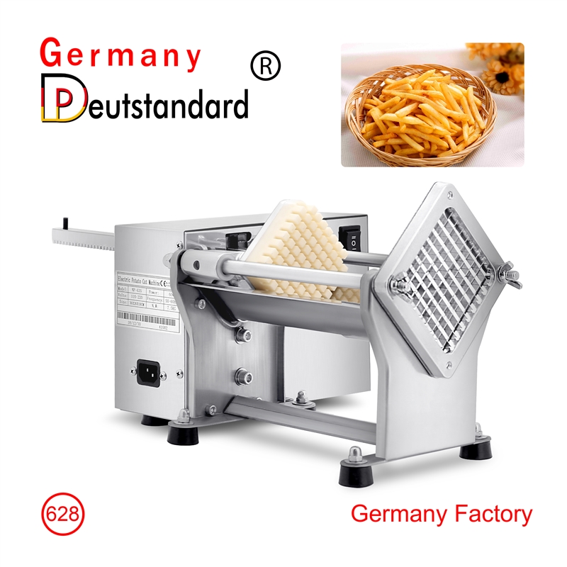 Electric French Fries Cutter Potato Chips Carrots Veggie Stick Strip Cutting Machine