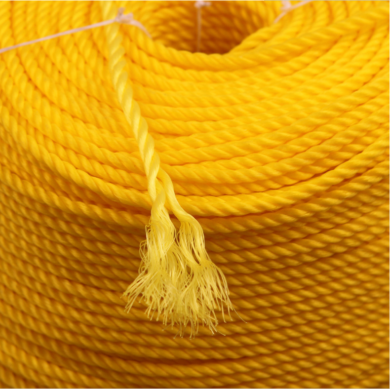 Factory price 3 strand HDPE ropes, polyethylene ropes, PE ropes