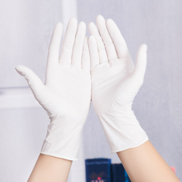 Disposable White Latex Gloves CE